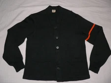 VTG 50s 60s NELSON KNITTING MILLS WOOL LETTERMAN SWEATER SHIRT CARDIGAN DULUTH