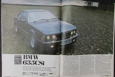 Original 1988 Autocar extracted mag road test: BMW 635 CSi E24, with 735 engine