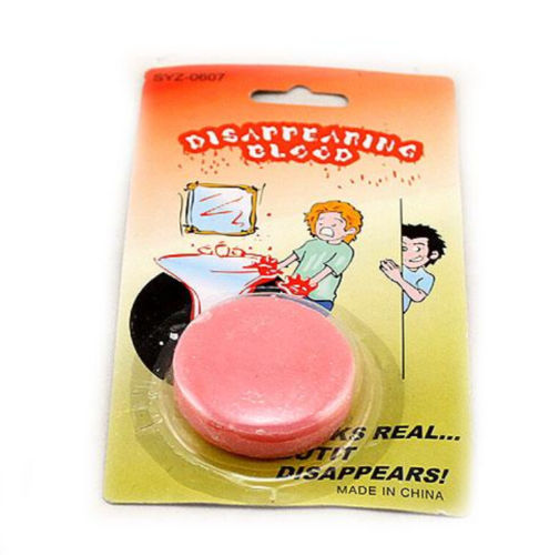 2 Packungen Witz Trick verschwindende Blutseife spielen Streich Knebel interessant lustig Spaß - Bild 2 von 3