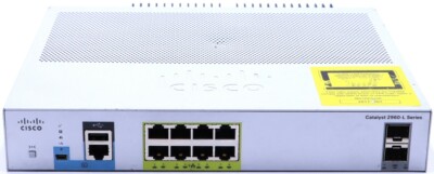 CISCO WS-C2960L-8PS-LL 8 PORT GIGABIT ETHERNET SWITCH CATALYST 2960-L