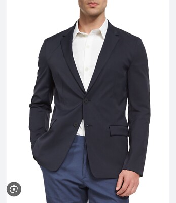 Theory $600 38 Men Navy Simons Neoteric Sport Slim Blazer Jacket