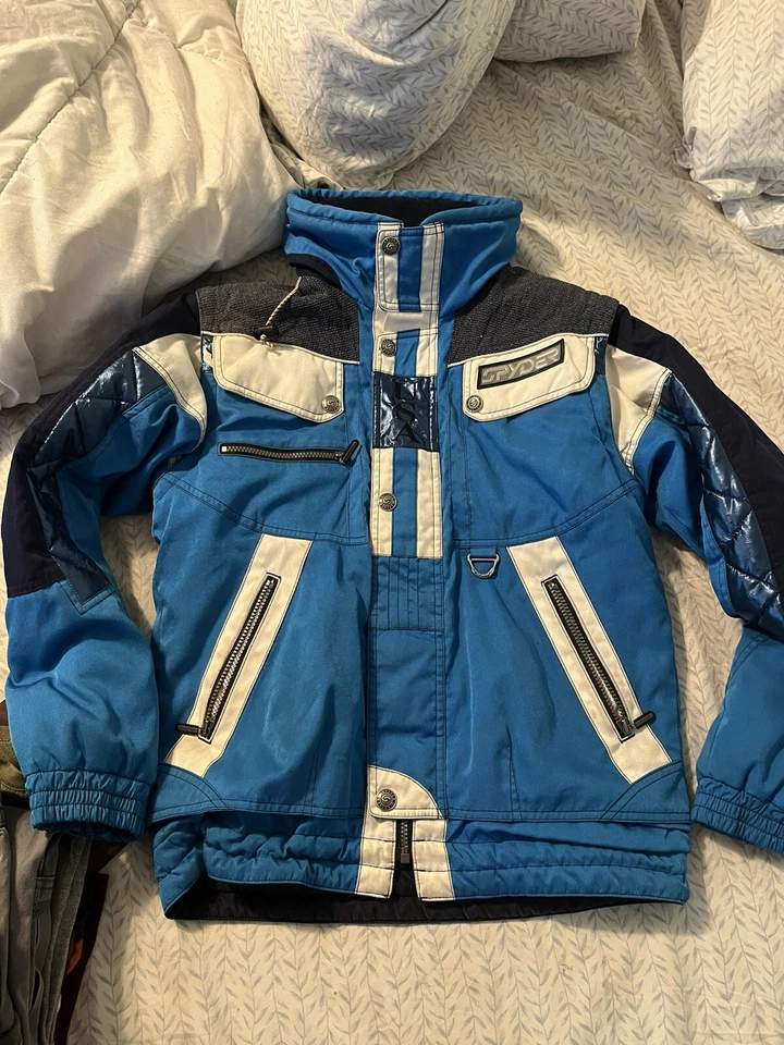 Chaqueta de Colección Spyder Equipo de Esquí EE. UU. Bordada Águila Mediana Talla 16 ¡IMPRESIONANTE! 🔥 Foto 3 de 4