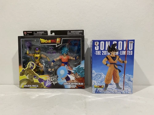 Lote de figuras Dragon Ball Super Son Goku Dragon Stars Golden Freezer Broly la película