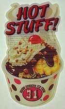 Vintage Baskin-Robbins Ice Cream Hot Stuff Iron On Transfer Baskin Robbins