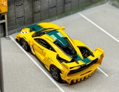 ミニッツ ASC McLaren P1 GTR (Yellow/Green) McLaren P1-GTR alloy model sports car yellow 1:22 | eBay