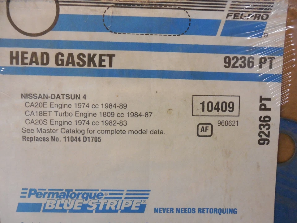 Прокладка головки FEL-PRO 9236 PT для 82-89 Nissan Stanza 84-88 Nissan 200SX 86 Multi - Изображение 2 из 3