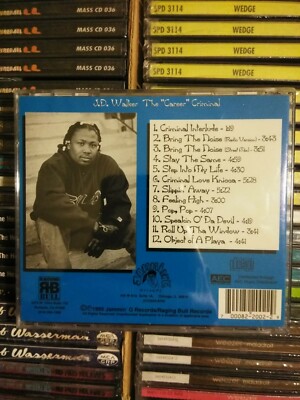 洋楽 J.D. Walker The Career Criminal CD G RAP J.D. WALKER / The Career Criminal CD 1995 New Sealed PA EXPLICIT