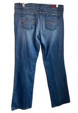 Vintage Y2K PL-11 By GLY Womens 12 Denim Jeans Studed Mid Low-Rise Made in USA