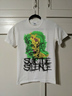 Vtg 00s SUICIDE SILENCE Logo Metalcore 
