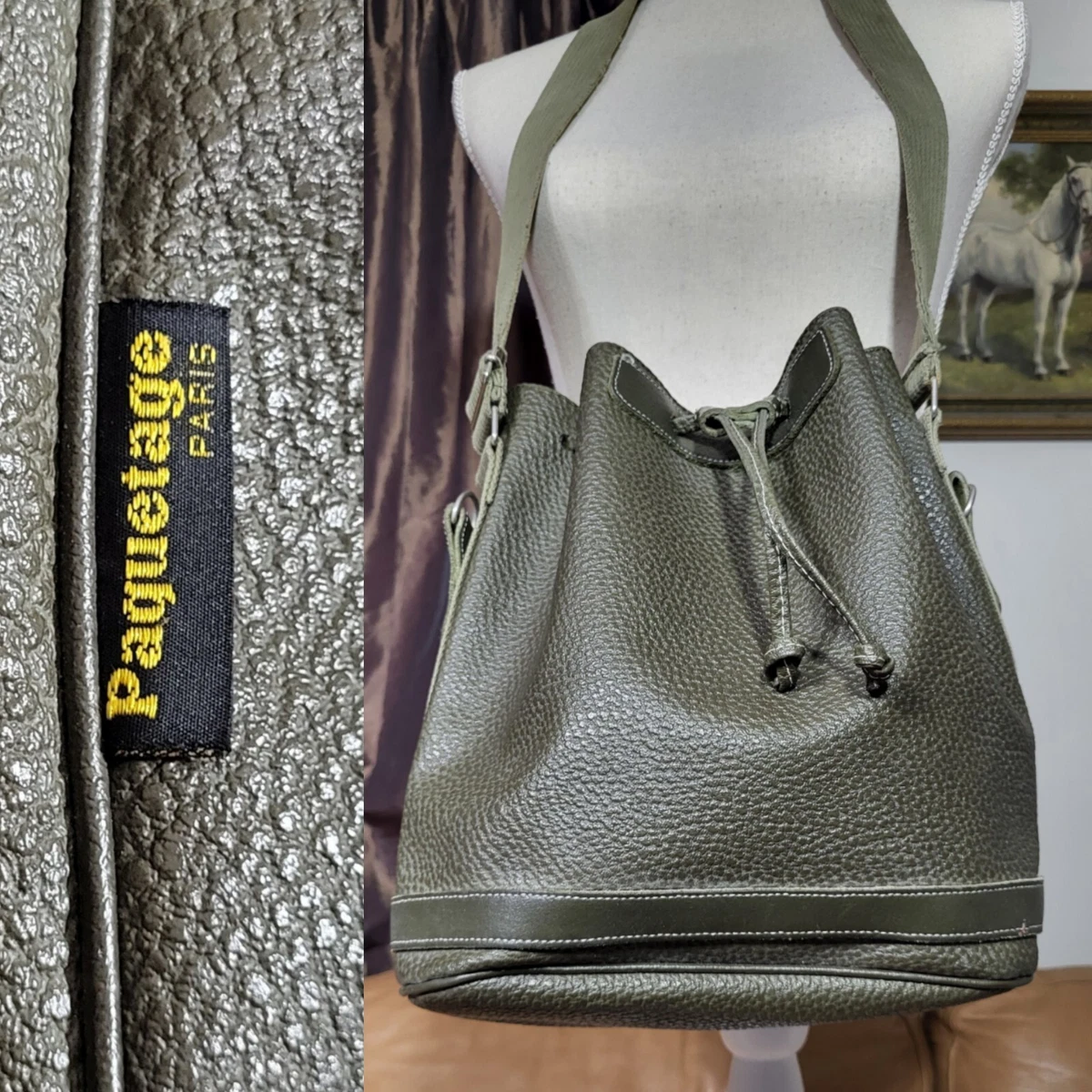 Paquetage Paris VINTAGE purse red backpack NWOT PAQUETAGE PARIS SATCHEL BAG/BACKPACK perfect size... | Depop main image 4