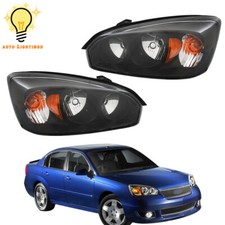 For 2004 2005 2006 2007 2008 Chevy Malibu Rhlh Headlights Headlamps Assembly