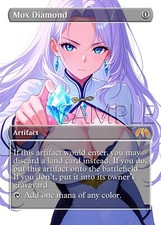 MTG - Mox Diamond - Fanart Borderless Style - EDH / Playtest