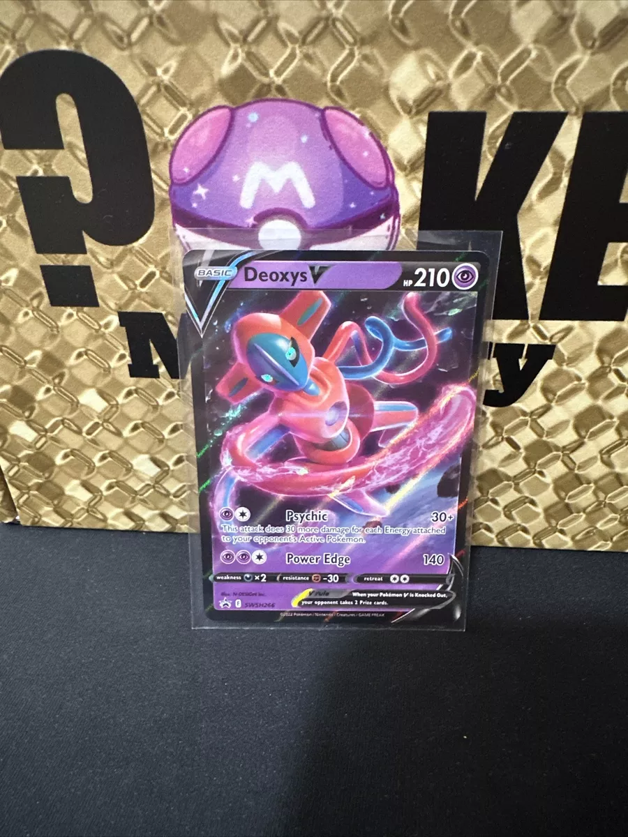 Deoxys V - SWSH266 Holo Promo Black Star – Jarvvos