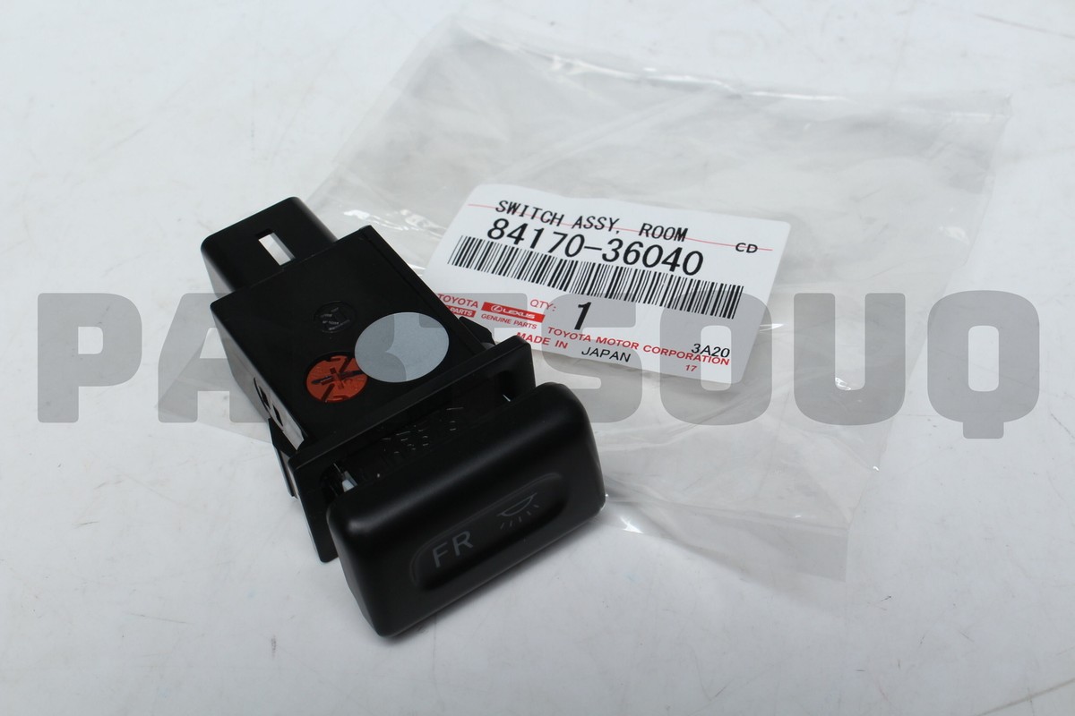 8417036040 Genuine Toyota SWITCH ASSY, ROOM LAMP NO.1 84170