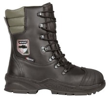 Cofra Power Black Lace Up Safety Work Class 2 Chainsaw Toecap Boots