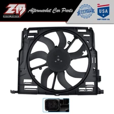 NEW RADIATOR COOLING FAN ASSEMBLY FOR  2009-2015 BMW 528I 530I 535I 640I L6 3.0L