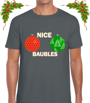 SCHÖNES KUBLES WEIHNACHTEN HERREN T-SHIRT T-SHIRT LUSTIG UNISEX UNHÖFLICHES DESIGN WEIHNACHTSSPASS