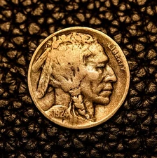 (ITM-6935) 1924-D Buffalo Nickel ~ Fine+ (F+ / FN+) Cndtn ~ COMBINED SHIPPING!