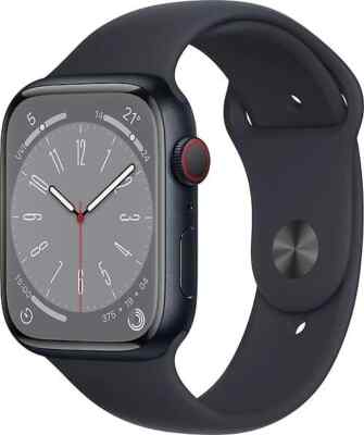 Apple Watch Series 8 (GPS + Cellular)   45 mm   Midnight Aluminium   OVP!!!!