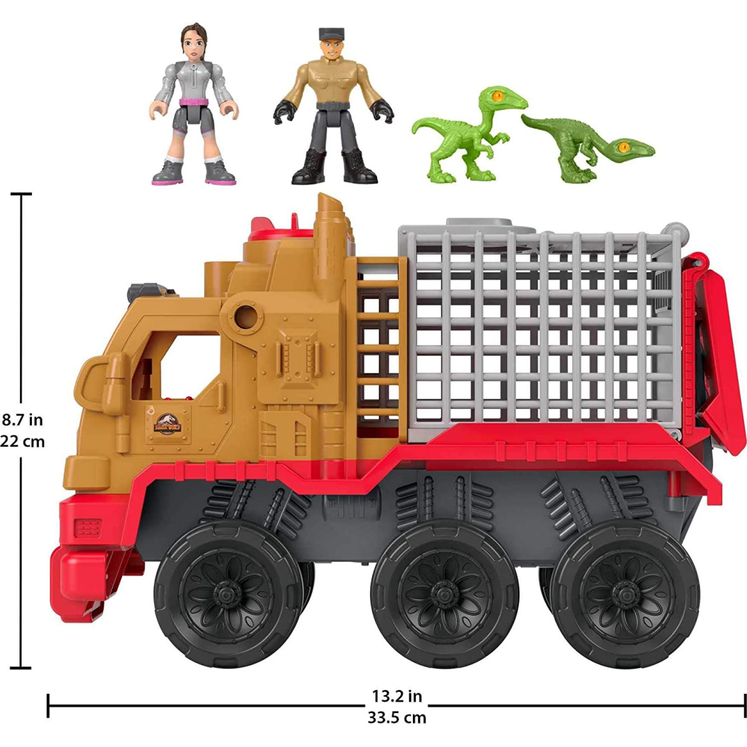 Fisher-Price Imaginext Jurassic World Camp Cretaceous Dinosaur Hauler Yaz Figure
