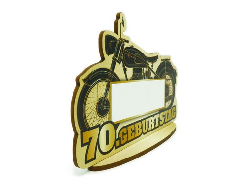 Tischkarten/Geburtstagstischdekoration 60. / 70. / 80. Geburtstag Motorrad - Bild 14 von 51