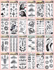 20 sheets Non-Permanent Tattoos angel wing bohemian temporary tattoo
