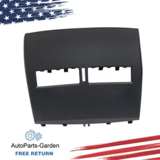 New Black Front Upper Top Center Dash Air Vent Trim Bezel For Nissan Versa 07-12