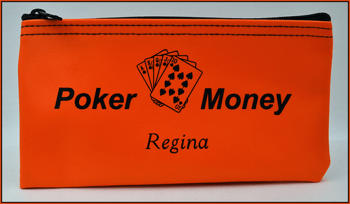 Personalized Poker Chip Money Wallet Zipper Casino Bag Pouch Custom Casino Pouch - Picture 4 of 12