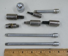 Vintage Craftsman USA Made Lot of 9, Torx, Socket Extensions & More, S-8240