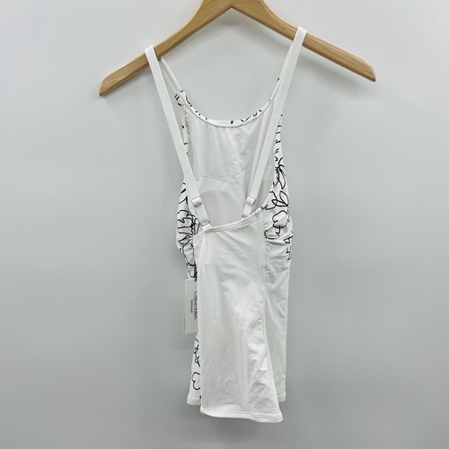 Calvin Klein Womens Medium Floral High-Neck Cross-Back Tankini Swim Top $78 2661 - Picture 6 of 9