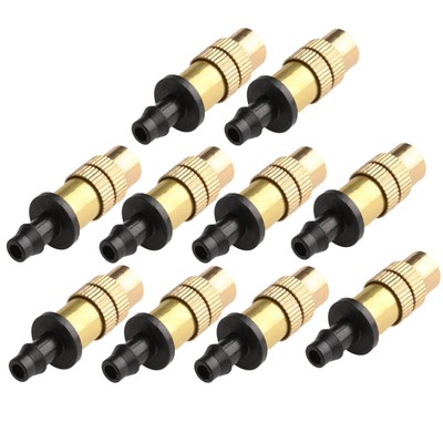10 Pcs Gardening Hose Sprayer Auto Cleaning Wand Yard Sprinklers
