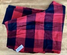Old Navy Soft 100 COTTON-FLANNEL Jogger PANTS Red/Black Buffalo Plaid, XXL, NWT