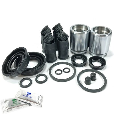 2X REAR CALIPER REBUILD REPAIR KITS PISTON FITS: MAZDA 3 & 5 04-13 BCR0048JX2