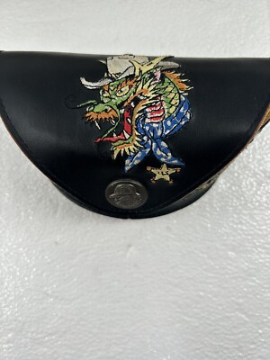 Ed Hardy Vintage Tattoo Eyewear Sunglass Case Black Skull  display picture 3