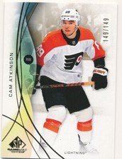 CAM ATKINSON 2024-25 SP GAME USED GOLD #20 SP LIGHTNING #149/149 MINT