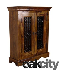 Maharajah Indian Rosewood Medium Dvd Cd Unit Solid Wood Storage Cabinet Ebay