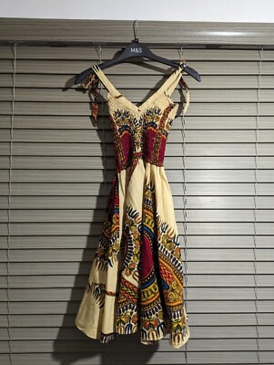 Girl Dashiki Dress African Print (Wakanda style) 10 years