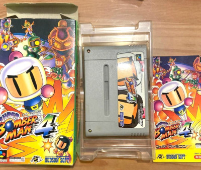 SUPER BOMBERMAN 4  NINTENDO SUPER FAMICOM  SFC
