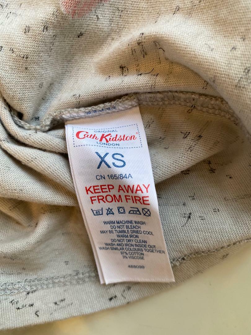 Cath Kidston T-Shirt, Size Xs, New with tags image 4