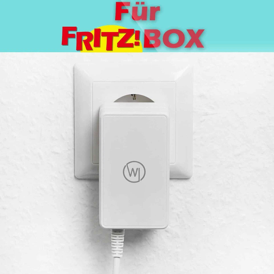 Netzteil extra lang 3m für AVM FRITZ!Box WLAN Router Repeater 12V / 3,5A weiss - Bild 4 von 4