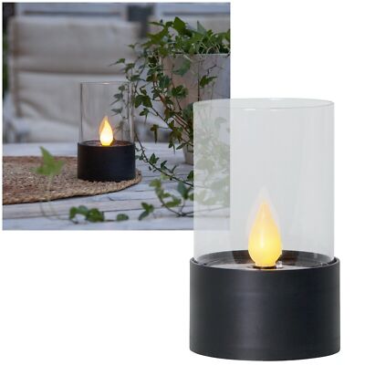 Solar LED Kerze mit Dämmerungssensor für Außen Garten-Laterne Outdoor Leuchte