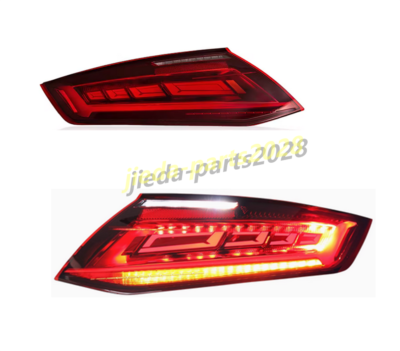 5、6、13、18傷　割れ無し　LED 8S AUDI TT★右ヘッドライト For Audi TT TTS TTRS Coupe 2015-2019 LED Left + Right Rear Tail