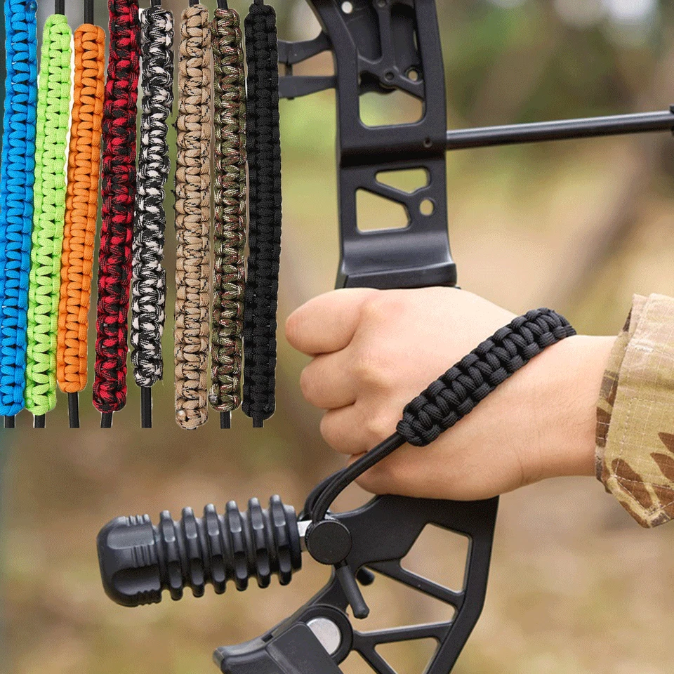 TOPARCHERY Compoundbogen Handgelenk Sling Seil Adjustierbarer Bogenschießen Jagd Jagen