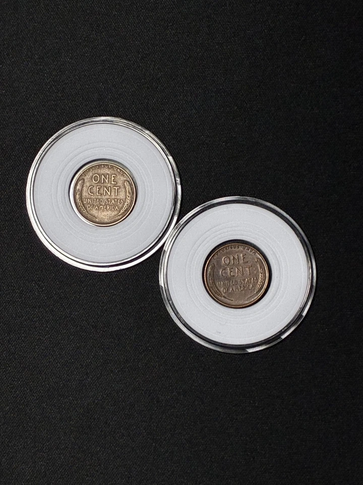 1936p 1937s Lincoln Wheat Penny 2 pc Collection Circulated  - Image 4 of 4