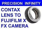 CONTAX NIKON S KIEV RF Rangefinder lens FUJIFILM X FX m39 INNER OUTER ADAPTER