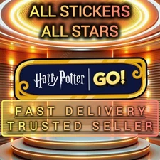 HARRY_POTTER_ALBUM_MONO_POLY_-z_GO_1_2_3_4__STARS STICKER VERY FAST DELIVERY !