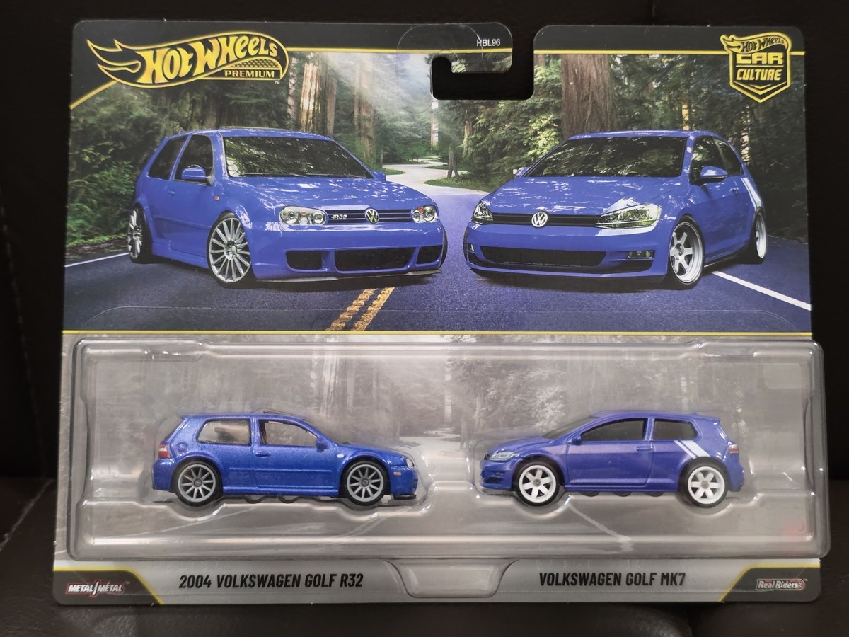 Hot Wheels Premium 2026 Car Culture 2 Pack Volkswagen 04 Golf R32