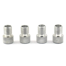 4PCS Aluminum Alloy Bike Valve Adapter Convert Presta to Schrader Valve Bicycle