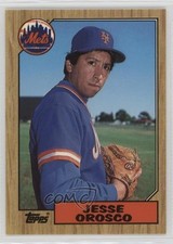 1987 Topps Tiffany Jesse Orosco #704 0b7