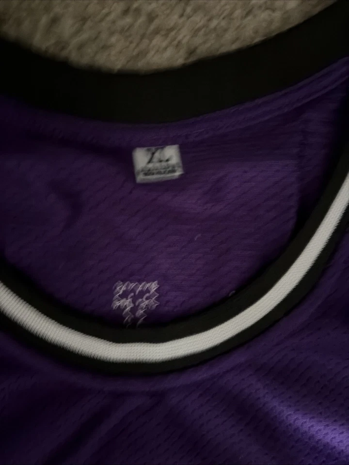 Camiseta deportiva firmada por Jason Williams de Sacramento Kings chocolate blanco con certificado de autenticidad BAS beckett Foto 4 de 4